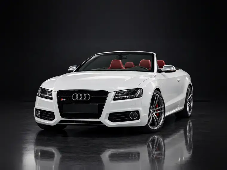 Audi S5 Cabriolet im Studio (KI-Visualisierung)